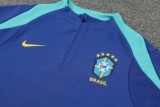 24-25 Brazil High Quality Half Pull Tracksuit