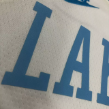 22-23 LAKERS JAMES #6 White Top Quality Hot Pressing NBA Jersey (Retro Logo)
