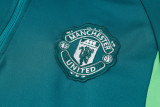 23-24 Man Utd High Quality Half Pull Tracksuit