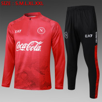 24-25 Napoli High Quality Half Pull Tracksuit