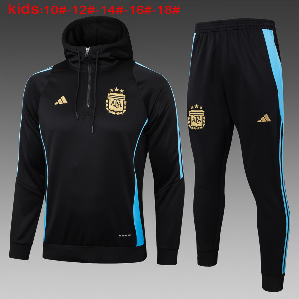 24-25 Argentina High Quality Kids Hoodie Jacket Tracksuit