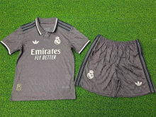 24-25 RMA Third Kids Player Version Soccer Jersey