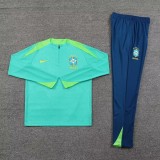 24-25 Brazil High Quality Half Pull Tracksuit