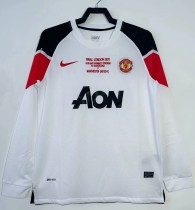 2010-2011 Man Utd Away Long Sleeve Retro Soccer Jersey 2010-2011 Man Utd Away Long Sleeve Retro Soccer Jersey