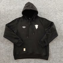 2024 Man Utd Black Fleece Hoodie