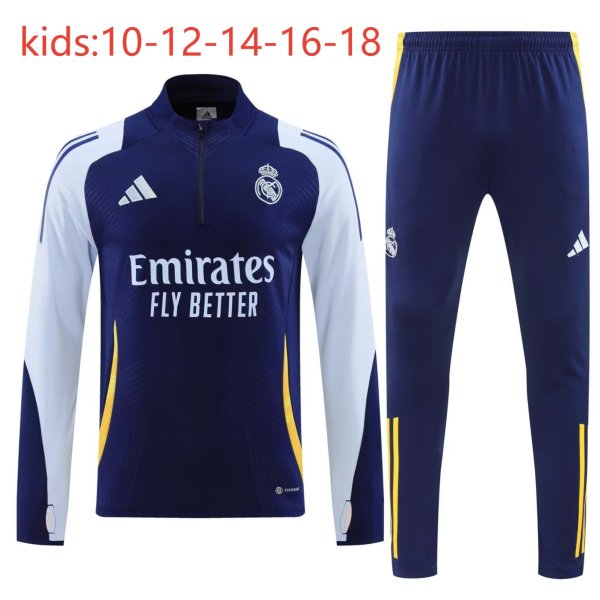 24-25 RMA High Quality Kids Half Pull Tracksuit