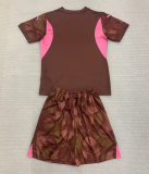 24-25 Man City Brown GoalKeeper Kids Soccer Jersey