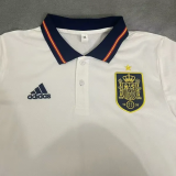 24-25 Spain White Polo Short Sleeve