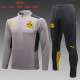 23-24 Dortmund High Quality Kids Half Pull Tracksuit