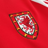 1982 Wales Home Retro Soccer Jersey