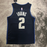 Dallas Mavericks IRVING #2 Black Snow mountain Top Quality Hot Pressing NBA Jersey
