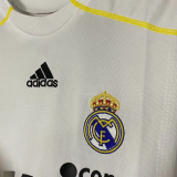 2009-2010 RMA Home Long Sleeve Retro Soccer Jersey
