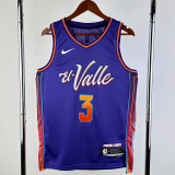 23-24 SUNS BEAL #3 Purple City Edition Top Quality Hot Pressing NBA Jersey