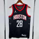 23-24 Rockets SENGUN #28 Black Top Quality Hot Pressing NBA Jersey (Trapeze Edition)