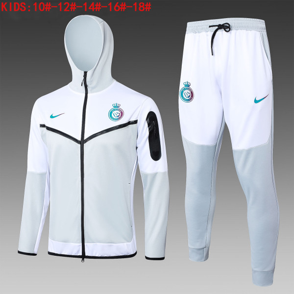 23-24 Al-Nassr FC High Quality Kids Hoodie Jacket Tracksuit