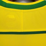 1998 Brazil Home Retro Soccer Jersey