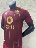24-25 Roma Home Player Version Soccer Jersey