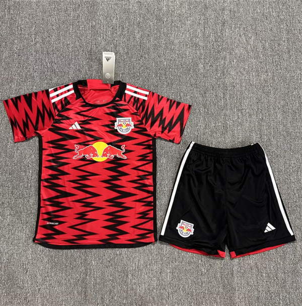 24-25 New York Red Bulls Home Kids Soccer Jersey