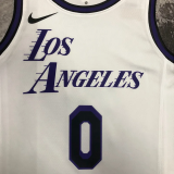 22-23 LAKERS WESTBROOK #0 White City Edition Top Quality Hot Pressing NBA Jersey