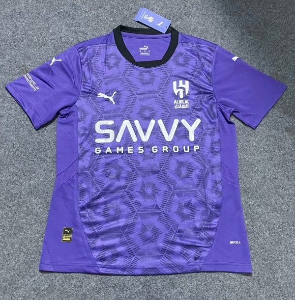 24-25 Al-Hilal Saudi Third Fans Version Soccer Jersey