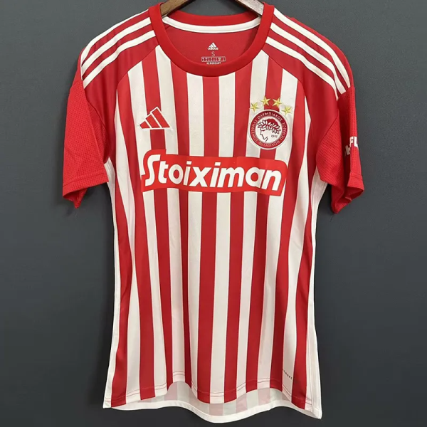23-24 Olympiacos Home Fans Soccer Jersey