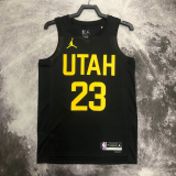 22-23 JAZZ MARKKANEN #23 Black Top Quality Hot Pressing NBA Jersey (Trapeze Edition)