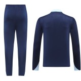 24-25 France High Quality Half Pull Tracksuit