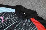 23-24 Man City High Quality Half Pull Tracksuit