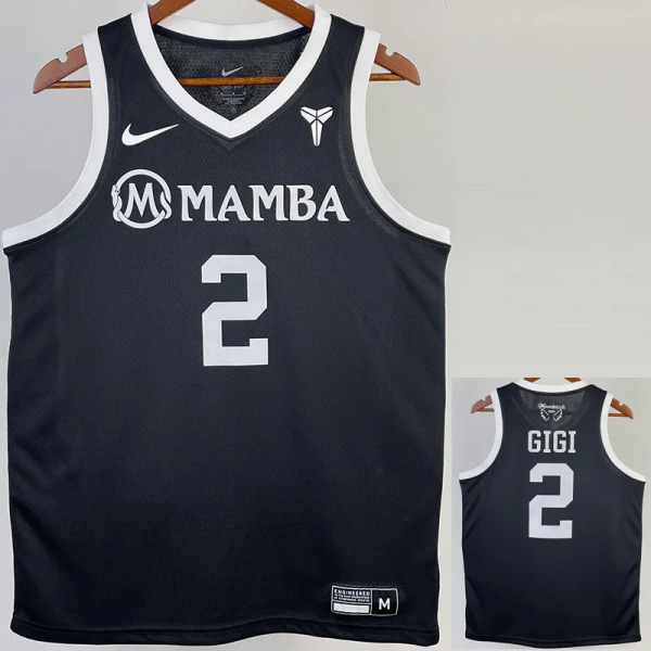 2023 LAKERS GIGI #2 Black MAMBA Top Quality Hot Pressing NBA Jersey