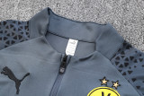 23-24 Dortmund High Quality Half Pull Tracksuit