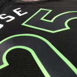 22-23 TIMBERWOLVES ROSE #25 Black Top Quality Hot Pressing NBA Jersey (Trapeze Edition)