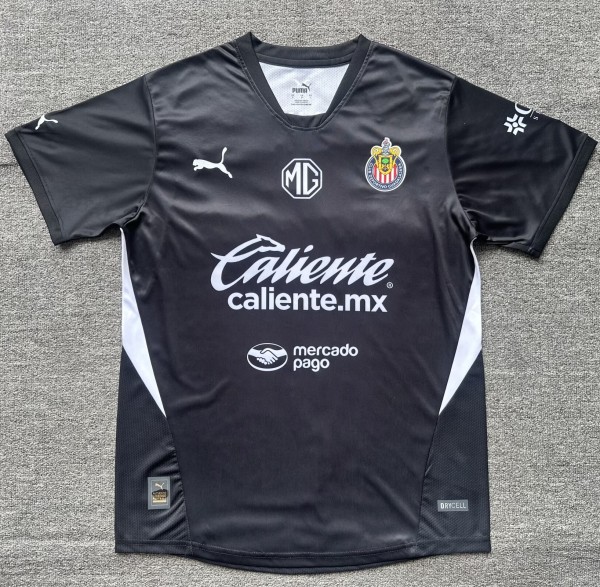 24-25 Chivas Goalkeeper Fans Soccer Jersey