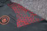 23-24 Man City High Quality Half Pull Tracksuit