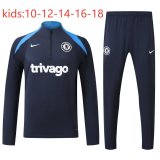 24-25 CHE High Quality Kids Half Pull Tracksuit