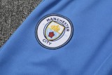 23-24 Man City High Quality Half Pull Tracksuit