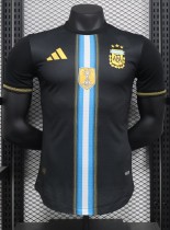 24-25 Argentina Black Special Edition Player Version Soccer Jersey