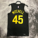 22-23 JAZZ MITCHELL #45 Black Top Quality Hot Pressing NBA Jersey (Trapeze Edition)