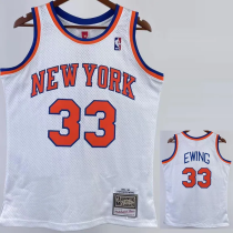 1991-92 KNICKS EWING #33 White Retro Top Quality Hot Pressing NBA Jersey 1991-92 KNICKS EWING #33 White Retro Top Quality Hot Pressing NBA Jersey