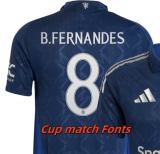 24-25 Man Utd Away Women Fans Soccer Jersey