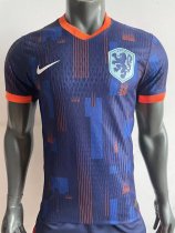 2024 Netherlands European Cup Away Player Version Soccer Jersey