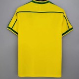 1998 Brazil Home Retro Soccer Jersey