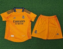 24-25 RMA Away Player Version Kids Soccer Jersey