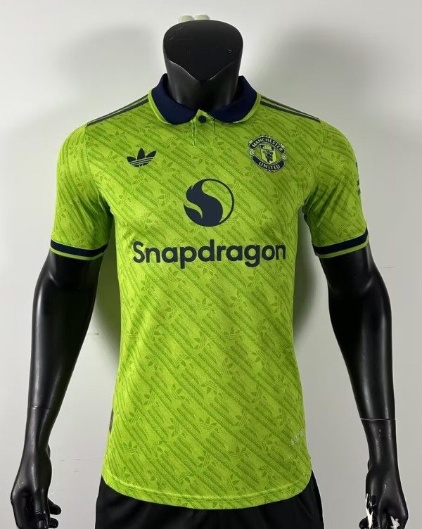 24-25 Man Utd Green Special Edition Player Version Soccer Jersey