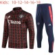 24-25 Man Utd High Quality Kids Half Pull Tracksuit