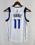 2023 Dallas Mavericks IRVING#11 White Home Top Quality Hot Pressing Kids NBA Jersey