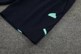 24-25 Ajax Dark Blue Training Short Suit (100%Cotton)纯棉