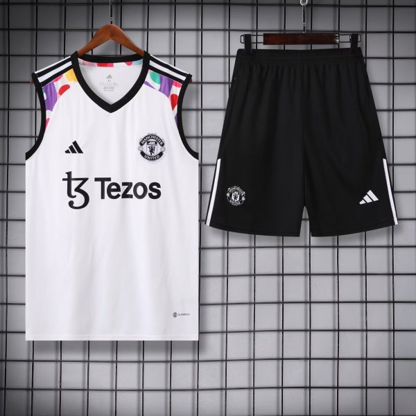 24-25 Man Utd High quality Tank Top And Shorts Suit