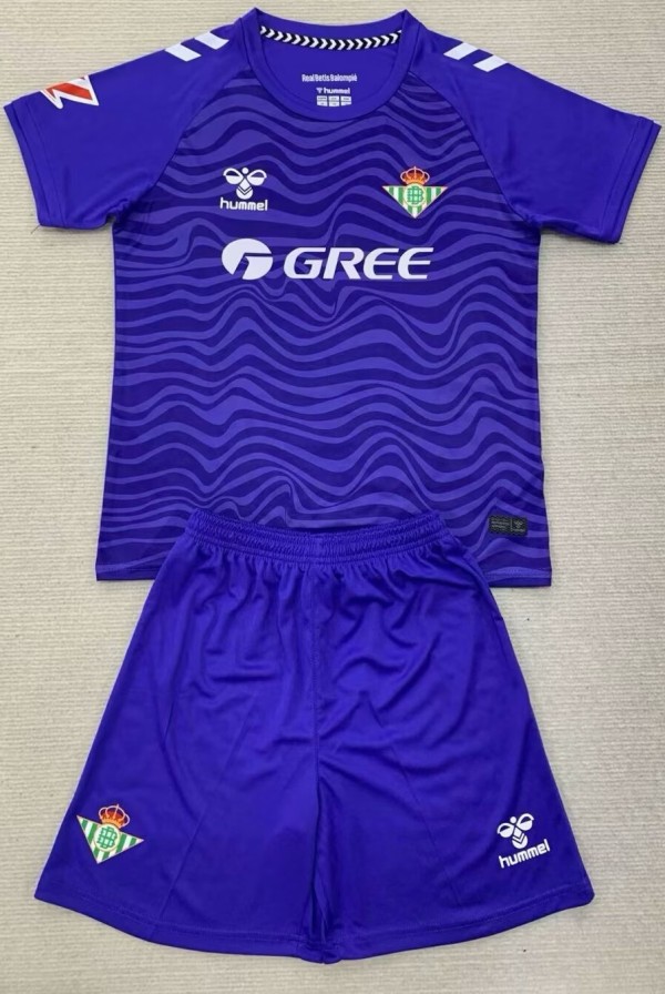 24-25 Real Betis Purple Goalkeeper Adult Suit