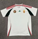 2024 Hungary European Cup Away Fans Version Soccer Jersey
