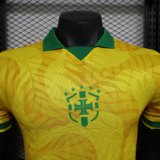 24-25 Brazil Comma Yellow Special Edition Player Version Soccer Jersey
